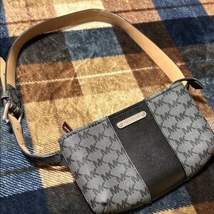 MICHAEL Michael Kors Black and Gray Shoulder Bag